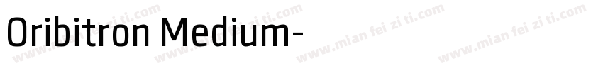 Oribitron Medium字体转换